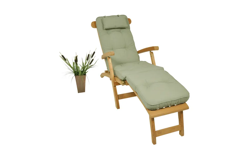 Standard Däckstolsdyna 50 cm - Grön - Utemöbler & utemiljö - Dynor - Däckstolsdynor