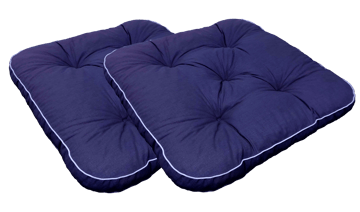 Stolsdyna Malmö 2-pack Utomhus - Blå - Utemöbler & utemiljö - Dynor - Sittdyna & ryggdyna utemöbler