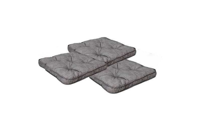 Stolskudde Malmö 3-pack, grå - Utemöbler & utemiljö - Dynor - Sittdyna & ryggdyna utemöbler