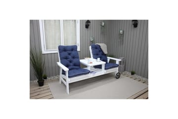 Stolskudde med ryggstöd Malmö Maxi Hög Rygg Blå - Blå - Utemöbler & utemiljö - Dynor - Övriga dynor