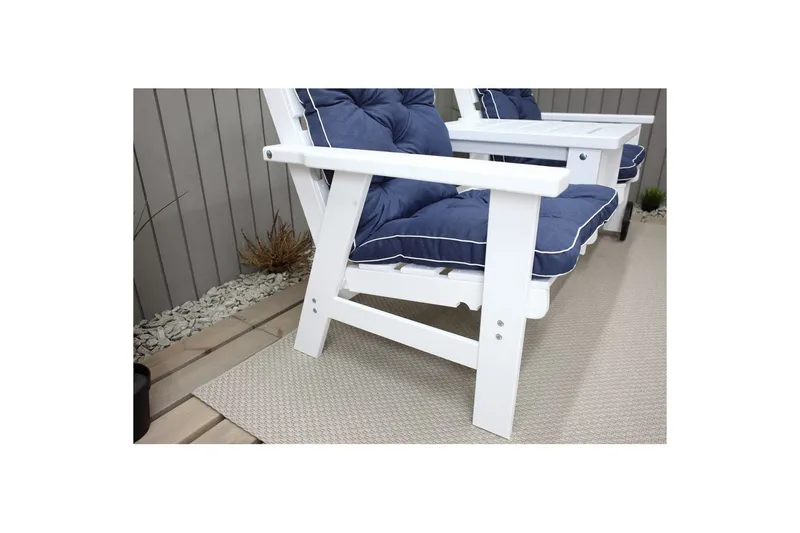 Stolskudde med ryggstöd Malmö Maxi Hög Rygg Blå - Blå - Utemöbler & utemiljö - Dynor - Övriga dynor