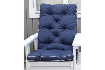 Stolskudde med ryggstöd Malmö Maxi Hög Rygg Blå - Blå - Utemöbler & utemiljö - Dynor - Övriga dynor