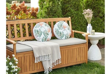 Tallahassee Utomhuskudde 40 cm Rund - Grön/Vit - Utemöbler & utemiljö - Dynor - Utomhuskuddar