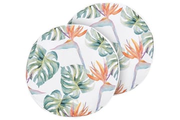 Tallahassee Utomhuskudde 40 cm Rund - Grön/Vit - Utemöbler & utemiljö - Dynor - Utomhuskuddar