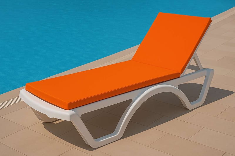 Travos Solstolskudde - Orange - Utemöbler & utemiljö - Dynor - Solsängsdynor