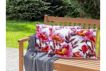 Trepuzzi Utomhuskudde 42x60 cm - Vit/Rosa - Utemöbler & utemiljö - Dynor - Utomhuskuddar