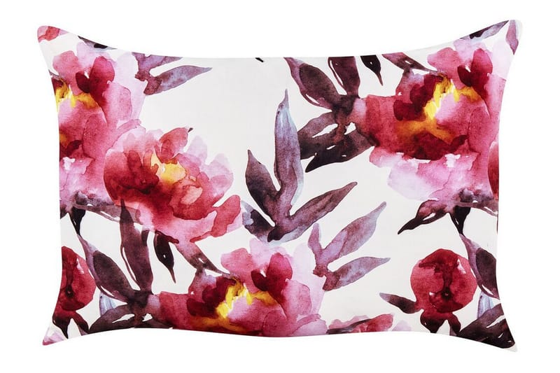 Trepuzzi Utomhuskudde 42x60 cm, Vit/Rosa