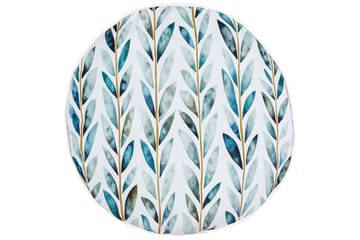 Tricase Utomhuskudde 40 cm Rund - Vit/Grön - Utemöbler & utemiljö - Dynor - Utomhuskuddar