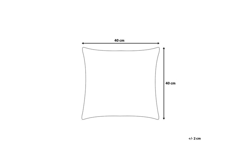 Trädgårdskudde Villayuda 2-pack 40x40 cm - Blå - Utemöbler & utemiljö - Dynor - Utomhuskuddar