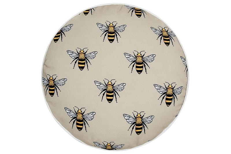 Utomhuskudde Arnesano 40 cm Rund 2 st - Beige/Svart - Utemöbler & utemiljö - Dynor - Utomhuskuddar