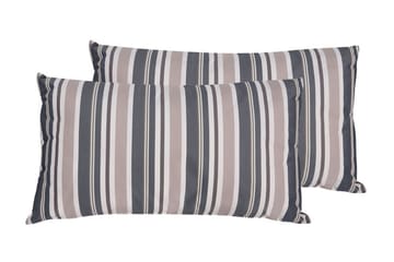 Utomhuskudde Barrie 42x60 cm 2 st - Brun/Blå/Beige - Utemöbler & utemiljö - Dynor - Utomhuskuddar