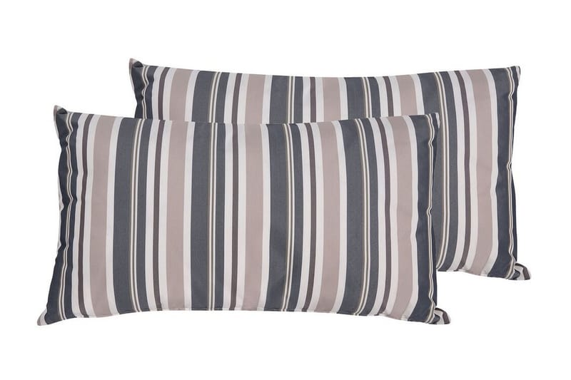 Utomhuskudde Barrie 42x60 cm 2 st - Brun/Blå/Beige - Utemöbler & utemiljö - Dynor - Utomhuskuddar