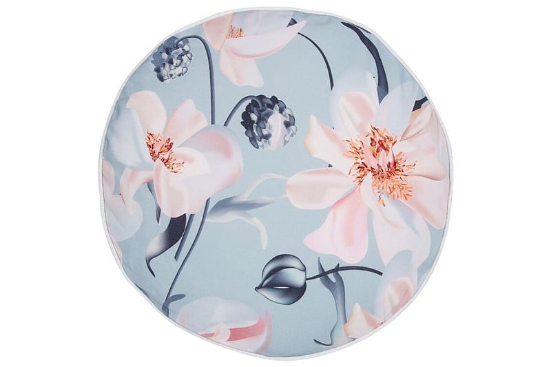 Utomhuskudde Benedetta 40 cm Rund 2 st - Blå - Utemöbler & utemiljö - Dynor - Utomhuskuddar