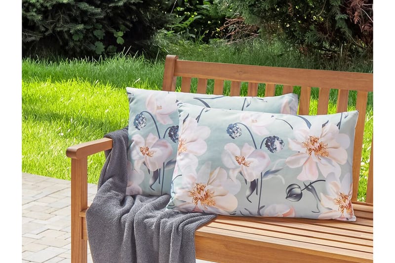 Utomhuskudde Benedetta 42x60 cm - Blå - Utemöbler & utemiljö - Dynor - Utomhuskuddar