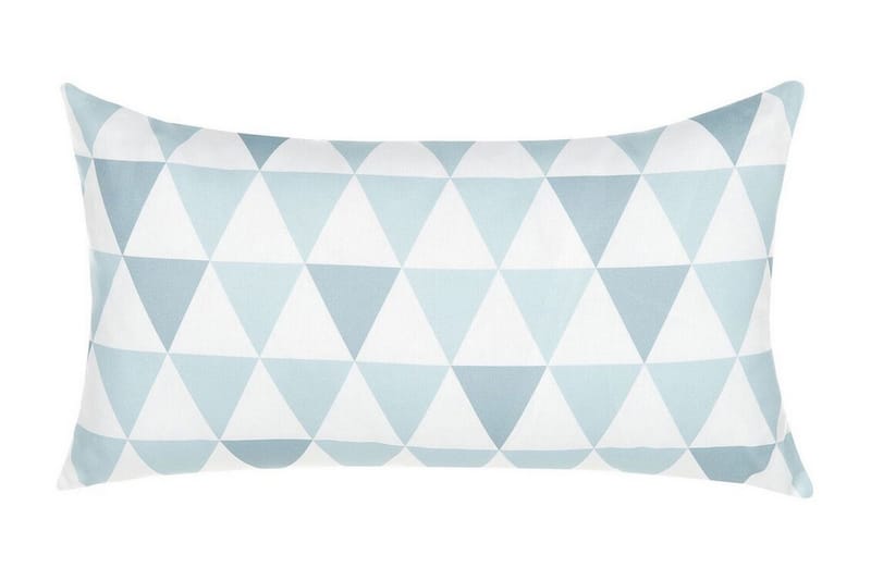 Utomhuskudde Burgeo 42x60 cm, Blå/Vit