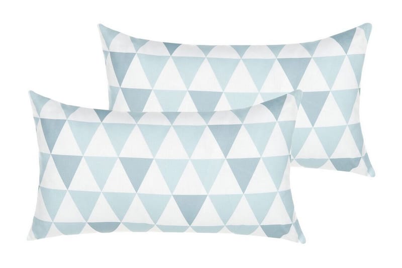 Utomhuskudde Burgeo 42x60 cm - Blå/Vit - Utemöbler & utemiljö - Dynor - Utomhuskuddar