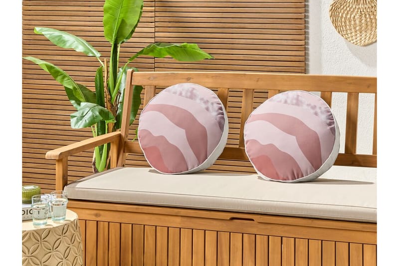 Utomhuskudde Busto 40 cm Rund - Rosa - Möbler - Bord & matgrupp - Soffbord