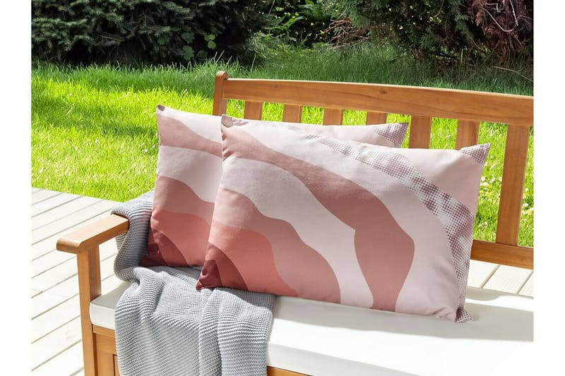 Utomhuskudde Busto 42x60 cm - Rosa - Utemöbler & utemiljö - Dynor - Utomhuskuddar