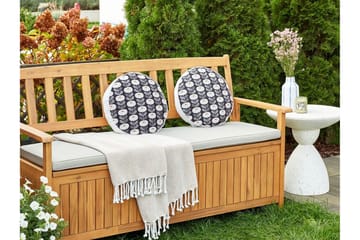 Utomhuskudde Corsano 40 cm Rund - Grå/Vit - Utemöbler & utemiljö - Dynor - Utomhuskuddar