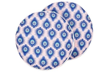 Utomhuskudde Didsbury 40 cm Rund - Blå/Rosa - Möbler - Bord & matgrupp - Soffbord