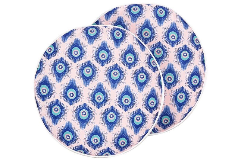 Utomhuskudde Didsbury 40 cm Rund - Blå/Rosa - Möbler - Bord & matgrupp - Soffbord