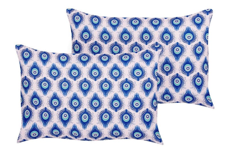 Utomhuskudde Didsbury 42x60 cm - Blå/Rosa - Utemöbler & utemiljö - Dynor - Utomhuskuddar