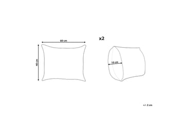 Utomhuskudde Langford 42x60 cm - Grön - Utemöbler & utemiljö - Dynor - Utomhuskuddar