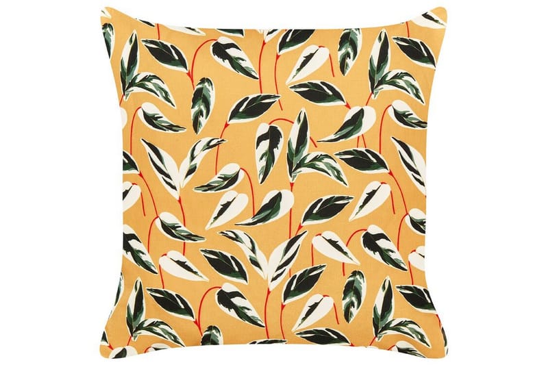 Utomhuskudde Macerata 45x45 cm - Gul/Grön/Vit - Utemöbler & utemiljö - Dynor - Utomhuskuddar