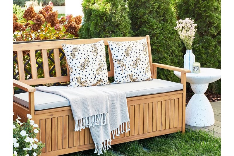 Utomhuskudde Matino 45x45 cm - Beige/Blå/Brun - Utemöbler & utemiljö - Dynor - Utomhuskuddar