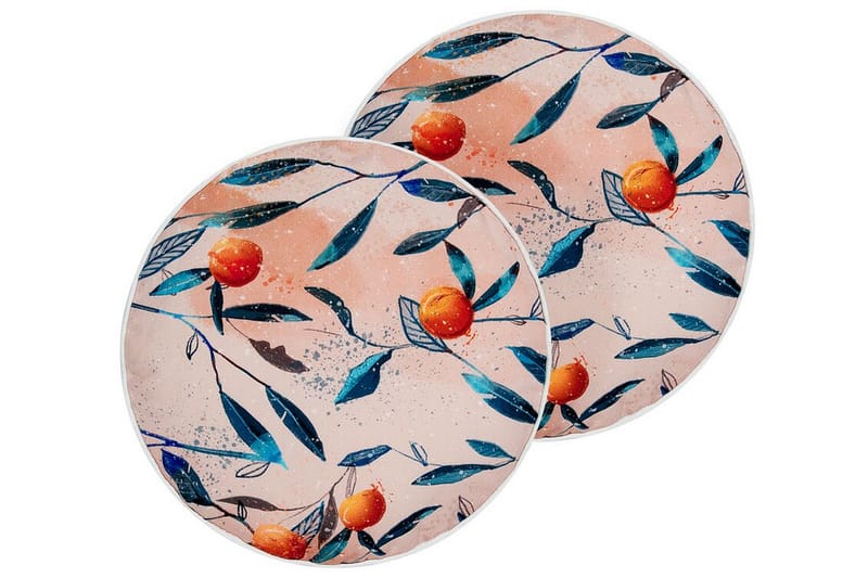Utomhuskudde Richelu 40 cm Rund - Orange - Utemöbler & utemiljö - Dynor - Utomhuskuddar