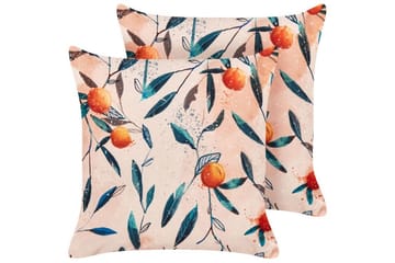 Utomhuskudde Richelu 45x45 cm - Orange - Utemöbler & utemiljö - Dynor - Utomhuskuddar