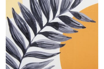 Utomhuskudde Saguenay 45x45 cm 2 st - Vit/Svart/Orange/Gul - Utemöbler & utemiljö - Dynor - Utomhuskuddar