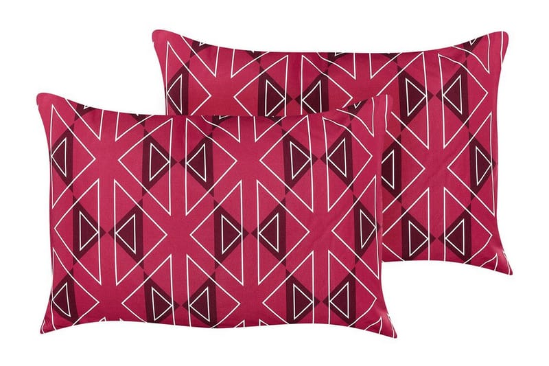 Utomhuskudde Santa Rosa 42x60 cm - Rosa/Vit - Utemöbler & utemiljö - Dynor - Utomhuskuddar