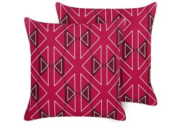 Utomhuskudde Santa Rosa 45x45 cm - Rosa/Vit - Utemöbler & utemiljö - Dynor - Utomhuskuddar