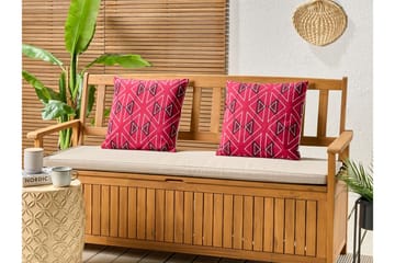 Utomhuskudde Santa Rosa 45x45 cm - Rosa/Vit - Utemöbler & utemiljö - Dynor - Utomhuskuddar