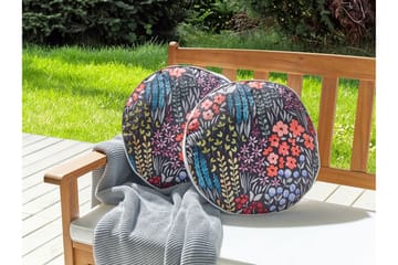Utomhuskudde Sylvan Lake 40 cm Rund - Svart - Utemöbler & utemiljö - Dynor - Utomhuskuddar