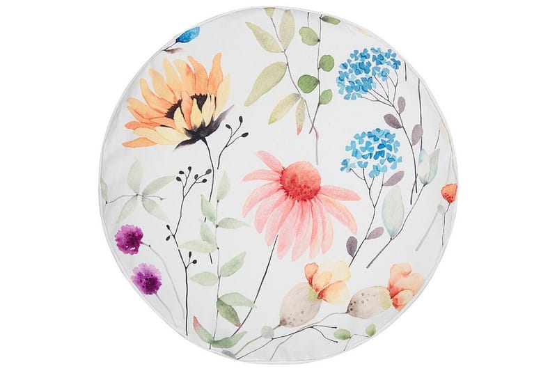 Utomhuskudde Unity 40 cm Rund - Vit - Utemöbler & utemiljö - Dynor - Utomhuskuddar