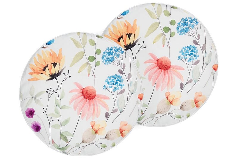 Utomhuskudde Unity 40 cm Rund - Vit - Utemöbler & utemiljö - Dynor - Utomhuskuddar