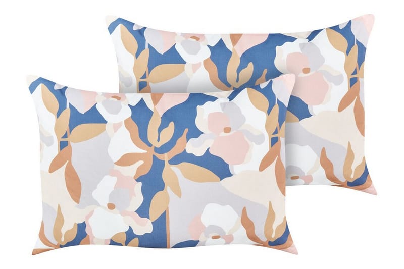 Utomhuskudde Vernole 42x60 cm - Vit/Blå/Rosa - Utemöbler & utemiljö - Dynor - Utomhuskuddar