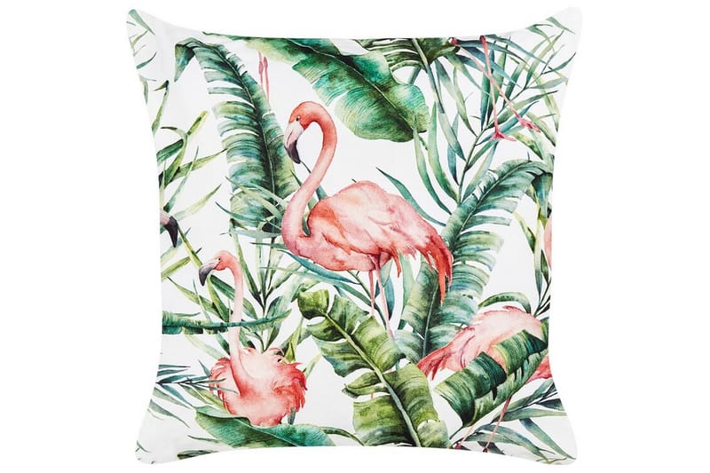 Utomhuskudde Visper 45x45 cm 2 st - Vit/Grön/Rosa - Utemöbler & utemiljö - Dynor - Utomhuskuddar