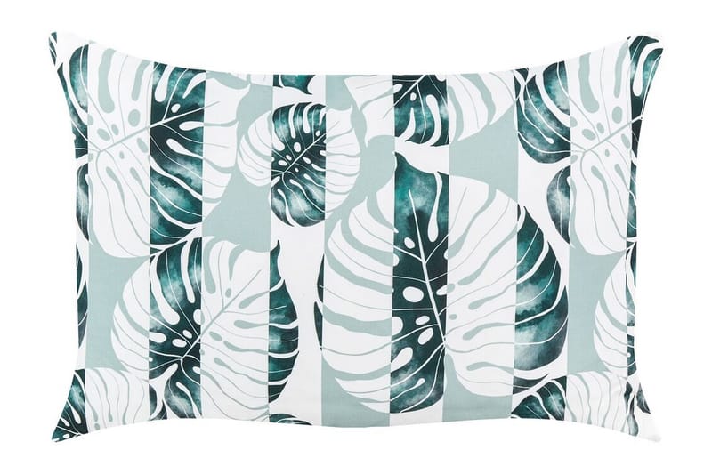 Utomhuskudde Piero 42x60 cm 2 st - Grön/Vit - Utemöbler & utemiljö - Dynor - Utomhuskuddar