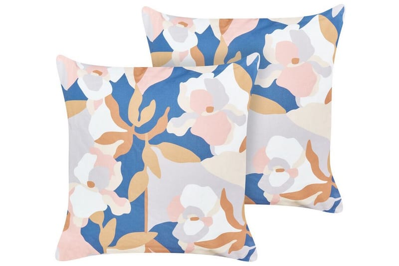 Vernole Utomhuskudde 45x45 cm - Vit/Blå/Rosa - Utemöbler & utemiljö - Dynor - Utomhuskuddar