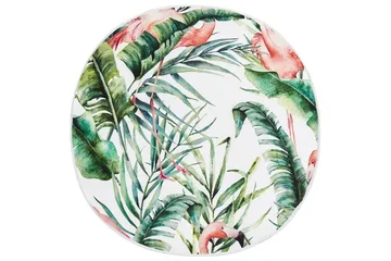 Visper Utomhuskudde 40 cm Rund - Vit/Grön/Rosa - Utemöbler & utemiljö - Dynor - Utomhuskuddar