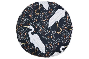 Vulcin Utomhuskudde 40 cm Rund - Svart/Vit - Utemöbler & utemiljö - Dynor - Utomhuskuddar