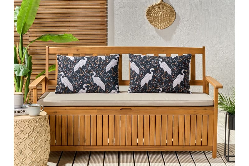 Vulcin Utomhuskudde 42x60 cm - Svart/Vit - Utemöbler & utemiljö - Dynor - Utomhuskuddar