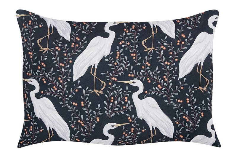 Vulcin Utomhuskudde 42x60 cm, Svart/Vit