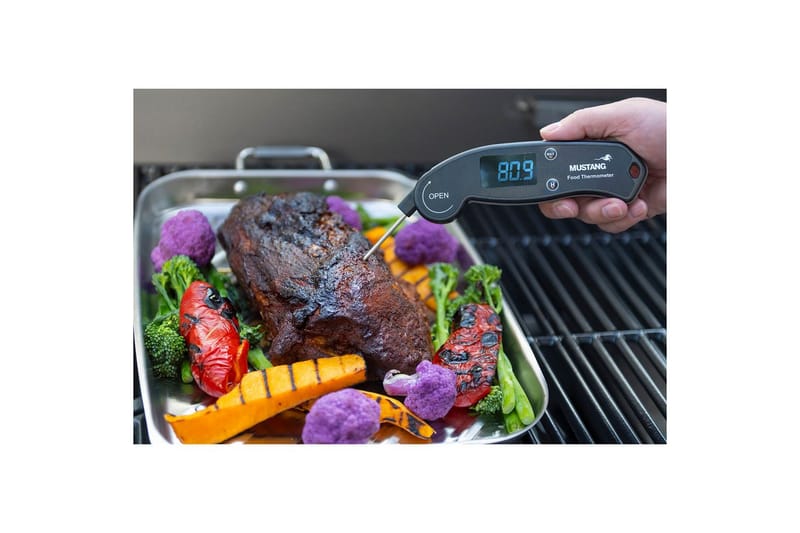 Digital Termometer Mustang Vikbar - Utemöbler & utemiljö - Grill & utekök - Grilltillbehör