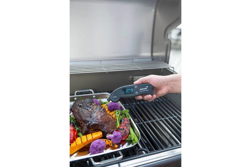 Digital Termometer Mustang Vikbar - Utemöbler & utemiljö - Grill & utekök - Grilltillbehör - Grilltermometer