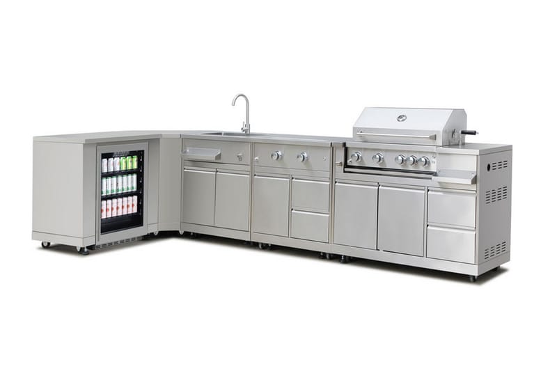Inox Range - Modul med sidobrännare - Myoutdoorkitchen - Utemöbler & utemiljö - Grill & utekök - Grilltillbehör