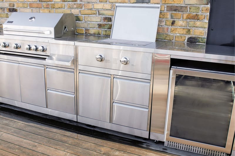 Inox Range - Modul med sidobrännare - Myoutdoorkitchen - Utemöbler & utemiljö - Grill & utekök - Grilltillbehör